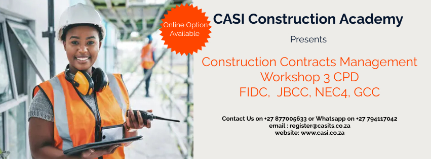 Construction Contracts Management Workshop 3 CPD